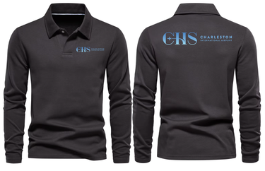 CHS AIRPORT LONG SLEEVE POLO